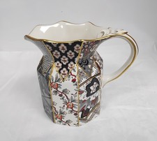 Masons Fenton Ironstone Applique Decorative Jug Hand Painted  - K42