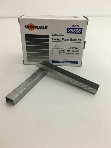 Upholstery staples spotnail - upholstery,