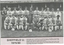1979-80 SHEFFIELD UNITED - A5 Magazine Pic Signed By 2 Players