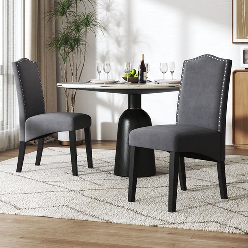 2pcs luxury velvet - velvet, dining