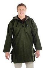 Swanndri Original Lace Front Bush Shirt Olive  475gsm pure wool makes it except