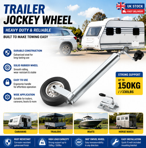 New heavy duty caravan jockey - new,