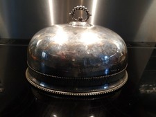 SILVER PLATTER LID, VERY GOOD QUALITY ELECTROPLATE SILVER, CIRCA 1901 ONWARDS