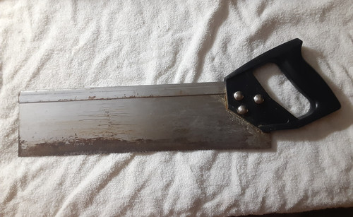 Vintage usa back saw miter - saw, box