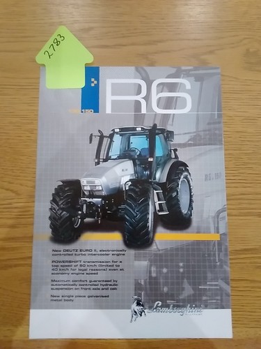 Lamborghini tractor 130 150 - r6,