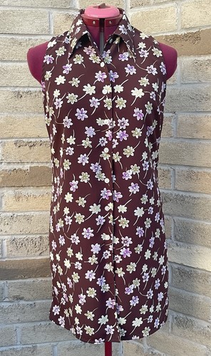 Vintage collared shirt dress - collared,