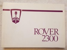 ROVER 2300 Car Owners Handbook