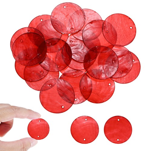 100pcs round capiz sea - round, shells