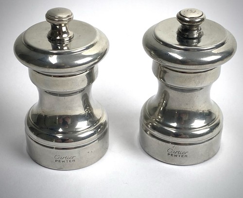 Cartier pair salt pepper - salt, &