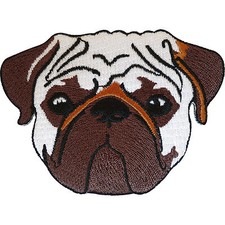 Embroidered boxer pup bulldog - embroidered,