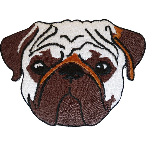 Embroidered boxer pup bulldog - embroidered,