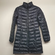 The North Face Black Goose Down Puffer Coat Longline 550 Women's Size XS