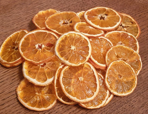 Christmas wreath dried orange - christmas,