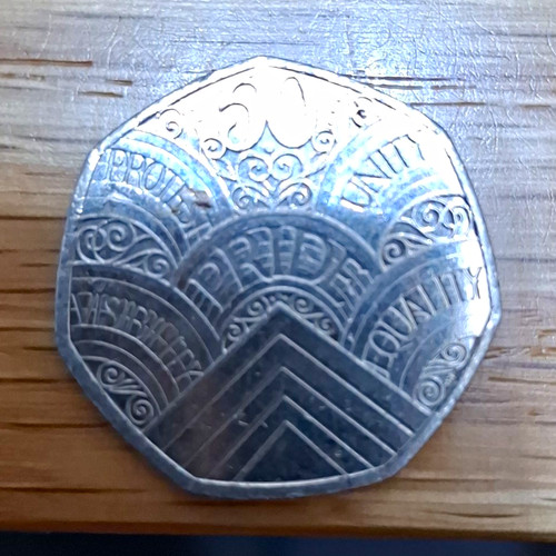 2022 50p coin platinum - coin,