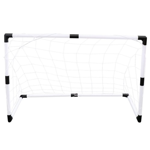 Football playing net - playing, kids