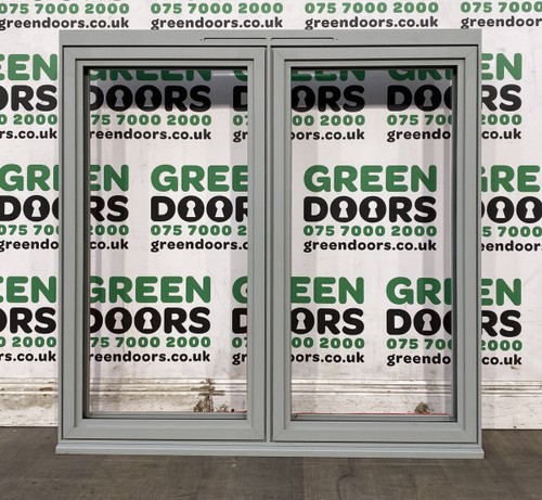 Aluminium grey casement window - casement,