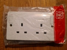 MK Logic Plus 13a 2  Gang DP