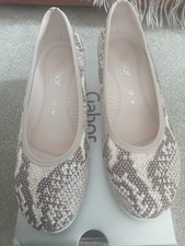 Ladies Gabor Suede Wedge Shoes