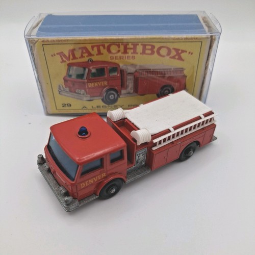 Matchbox number fire pumper - 29,