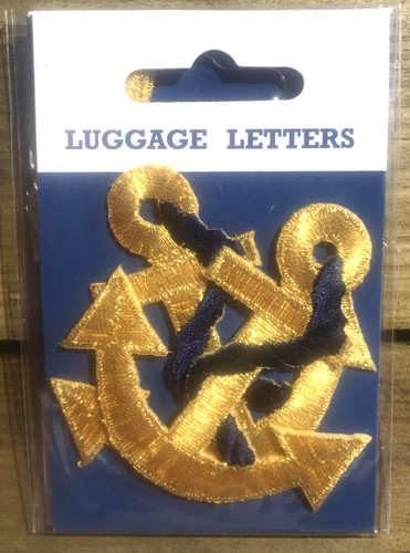 Anchor patches gold - anchor, x2