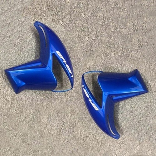 Blue front radiator cover - front,