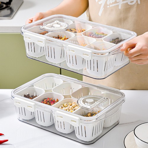 Divided serving tray - serving, lid