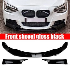 Fit For BMW 1 Series F20 F21 M Sport 11-15 Spoiler Lip+Side Splitter Cover Trim