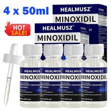 4 Pack Minoxidil 5% Extra Strength Men Hair Regrowth Treatment 4 Month Supply