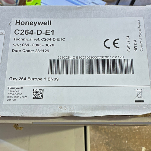 Honeywell galaxy 264 security - 264,