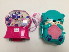 Bundle of 2 Polly Pocket Compact Playsets Otter & Gumball House