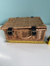Empty wicker hamper basket - wicker,