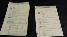 Peugeot 605 data sheets, see description
