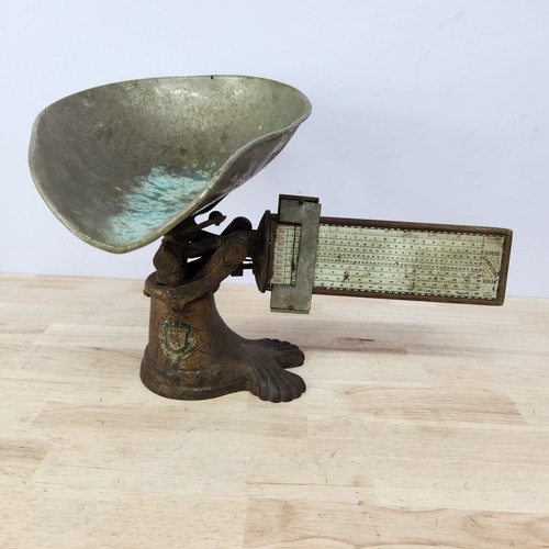 Antique footed cast iron - footed,