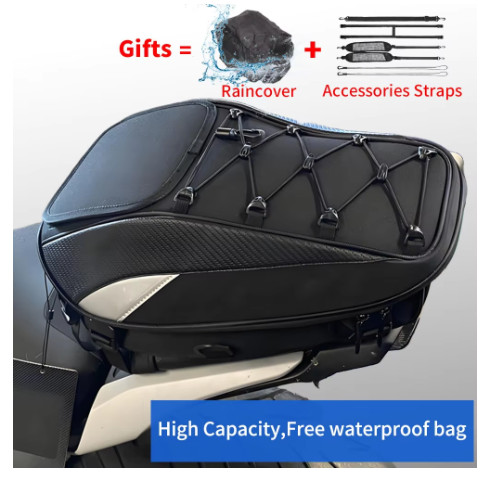 Motorcycle tail bag waterproof - motorcycle,