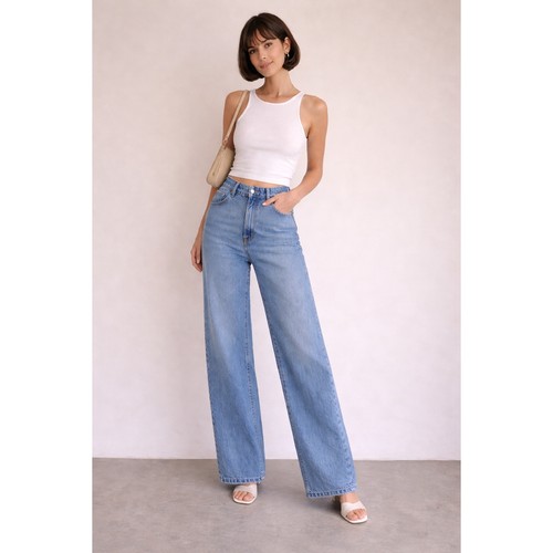 Primark wide leg blue - wide,