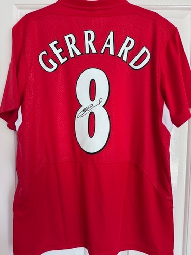 Steven gerrard signed - gerrard,