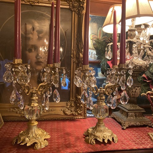 Vintage pair brass arm - pair,
