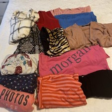 Job lot Women’s Dress pjs, vests, cardigan, trousers shirt Bundle Size 10/12 S2