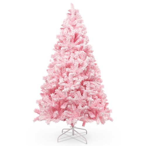 7ft pink christmas tree - christmas,