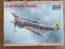 SWORD 72024 - WWII JAPANESE KI-84 HAYATE FRANK - RARE 1/72 SCALE MODEL KIT