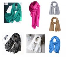 Lady Chiffon Scarf  Women Plain Soft Warm Hajib Scarves Shawl Headscarf Stole