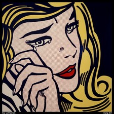 Roy Lichtenstein Crying Girl O