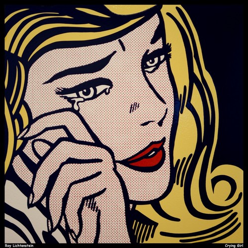 Roy lichtenstein crying girl - roy,