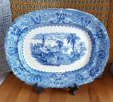 Staffordshire Ironstone Blue