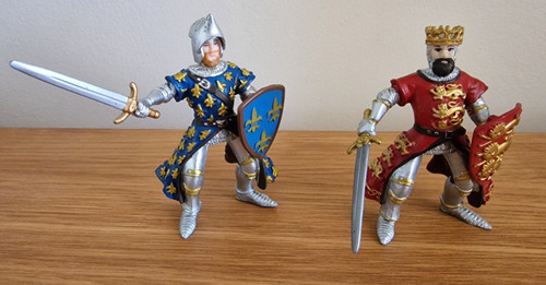 Papo medieval figures blue - papo,