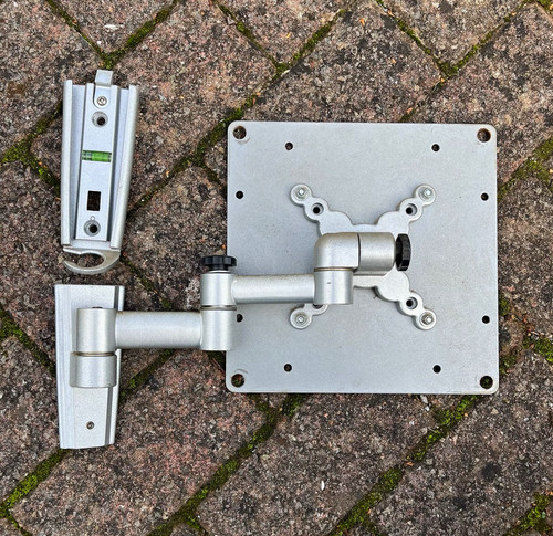 Silver wall mount monitor - silver,
