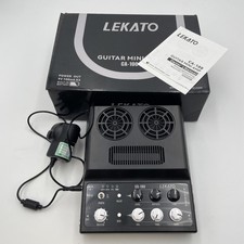 Lekato Guitar Amp CA-100 Bluetooth Rechargeable 3 x Power Pedal Output Delay B11