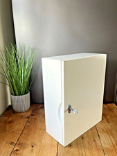 VINTAGE 30'S WOODEN BATHROOM DENTIST MEDICINE WALL CABINET MIRROR FIRST AID IFCO