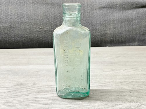 Vintage aqua glass medicine - vintage,