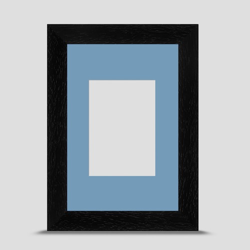 Black photo frame 6x4 - black,